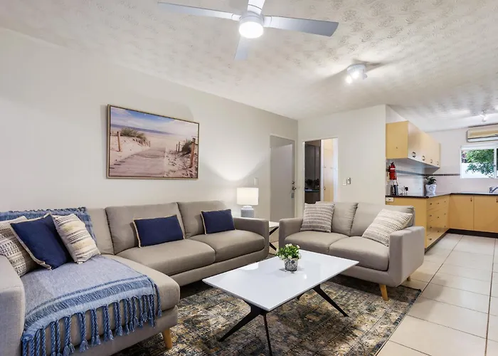 Beachfront 2-Bedroom Apartment With Secure Parking